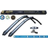 Ölmez Oto Yedek Parça Silecek Süpürgesi Transporter T5 (7h, 7e) (03-09) / C Seri W204,S204 (07-14) Cls Seri W218 (10-14) E Seri C207 (09-13) E Seri W212 (09-16) Muz Tipi 24"+24" 600MM+600MM - Beyaz