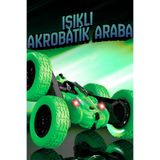 Olomo Kumandalı Şarjlı 4 Teker Akrobat Araba - 2.4G 360 Derece Dönebilen Takla Atan Stunt Car HG4-04
