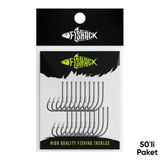 Olta İğnesi - Fishack 505 - No: 1/0 (50'Li Paket)