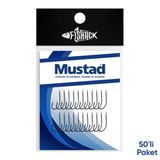 Olta İğnesi - Mustad - 2300 - Lacivert - No: 16 (50'Li Paket)