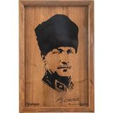 Oltu Taşı Işlemeli M. Kemal Atatürk Tablo