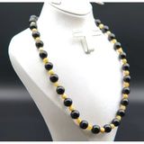 Oltu Taşı ve Kehribar Kadın Kolye sk000137