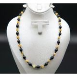 Oltu Taşı ve Kehribar Kadın Kolye sk000146