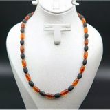 Oltu Taşı ve Kehribar Kolye sk000145