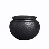 Ölü yakma Urns cenaze vazosu hatıra kutusu insan ölü yakma külleri için Urn hatıra Urn küçük mini hatıra külleri el yapımı güzel kremasyon seramik kavanoz (A B)