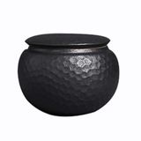 Ölü yakma Urns cenaze vazosu hatıra Urns insan ölü yakma külleri için Urn hatıra Urn küçük mini hatıra külleri el yapımı güzel kremasyon seramik kavanoz (A C)