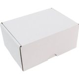 Oluklu Geçmeli Beyaz E-Ticaret Kutusu 16X12X7.5 cm - 2000 Adet