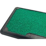 Olunca Dezenfektan Havuzlu Kıvırcık Kapı Önü Hijyen Paspas 45 x 70 cm Yeşil Green