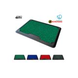 OLUNCA Dezenfektan Havuzlu Kıvırcık Kapı Önü Hijyen Paspas 45x70 Cm - Yeşil - Green