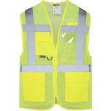 Olympus Hıgh Vıs Warnıng Vest Yüksek Görünürlüklü Ikaz Yeleği - 4XL - Sarı