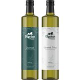 Olyvian Premier Domat Cinsi & Premium Edremit Trilya Cinsi Doğal Natürel Sızma Zeytinyağı 750 ml 2’li Set