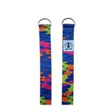 Om Guru Yoga Yoga Mat Taşıma Askısı Pembe Desenli Kemer