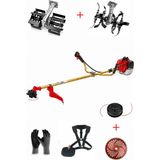 Öm-ka Royal Benzinli Yan Tırpan + Çift Toprak Çapalama Aparatı Set 52 cc 4.6 Hp