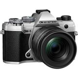 OM System OM-5 + 12-45mm Lens Gümüş Aynasız Fotoğraf Makinesi