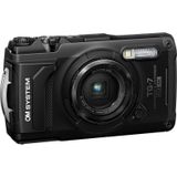 OM System Tough TG-7 Su Altı Siyah Fotoğraf Makinesi
