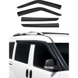 Omac Fiat Doblo Iıı 2023-2024 Uyumlu Araca Özel Sport Style Akrilik Cam Rüzgarlığı Koyu Duman 4 Parça