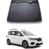 Omac Renault Kangoo 2024+ Uyumlu Araca Özel Kauçuk Tpe Bagaj Havuzu Siyah Bagaj Demir Setsiz Için