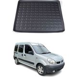 Omac Renault Kangoo Combi 2003-2008 Arası Uyumlu Araca Özel Kauçuk Tpe Bagaj Havuzu Siyah Koltuklu Için