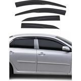 Omac Toyota Corolla Sedan 2013-2018 Uyumlu Araca Özel Sport Style Akrilik Cam Rüzgarlığı Koyu 4 Parça