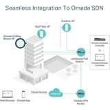 Omada EAP723 BE3600 Kablosuz Wi-Fi 7 2.5g Port x 1 802.3AT Poe Sdn Tavan Montajlı Access Point