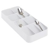 Omak Çekmece Içi Kaşıklık ve Bıçak Standı Set Beyaz