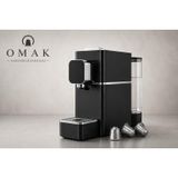 OMAK KAHVE KAPSÜL KAHVE MAKİNASI/SICAK SU NOZÜLLÜ SV826 BS | İLAVE SICAK SU NOZÜLLÜ KAPSÜL ESPRESSO MAKİNASI
