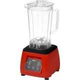 Omake Bar Blender 3 Litre Dijital Şeffaf Kapak Sensörsüz Kırmızı