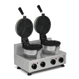 Omake Elektrikli Kalp Model Çiftli Waffle Makinesi Zamanlayıcılı WFL11.E22.0201.Z5F