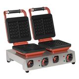 Omake Elektrikli Kare Model Manuel Çiftli Waffle Makinesi Zamanlayıcılı WFL21.E22.0101.Z50