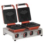 Omake Elektrikli Küçük Çiçek Model Çiftli Waffle Makinesi Zamanlayıcılı WFL21.E22.1301.Z50