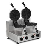 Omake Elektrikli Special Kare Model Çiftli Waffle Makinesi Dönerli Zamanlayıcılı WFL12.E22.0101.Z5F
