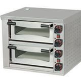 Omake FPZ01.E21 Elektrikli 52x52 cm 2 Katlı Elektrikli Pizza Fırını
