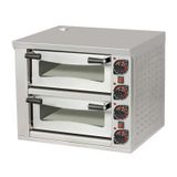 Omake FPZ01.E21 Elektrikli 72x72 cm 2 Katlı Elektrikli Pizza Fırını