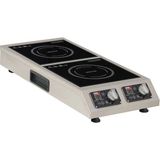 Omake IND21.I25 Cam Yüzeyli Dikey Indüksiyon Ocak, 2X2500 W, Elektrikli - Inox