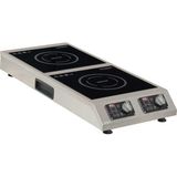 Omake IND21.I25 Cam Yüzeyli Dikey Indüksiyon Ocak, 2X3500 W, Elektrikli - Inox