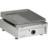 Omake IZG02.E11 Z5F Döküm Pleyt Izgara, 40 Cm, Elektrikli - Inox