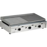 Omake IZG02.N11 Z5F Döküm Pleyt Izgara, 80 Cm, Gazlı - Inox