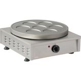 Omake KRP03.E11 Z5F 7 Bölmeli Düz Tekli Krep Makinesi, Elektrikli - Gri