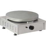 Omake KRP03.N11 Düz Tekli Krep Makinesi, Doğalgazlı - Gri