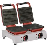 Omake Waffle Makinesi WFL21.E21 Z5F Kare Çiftli 1101 - Inox