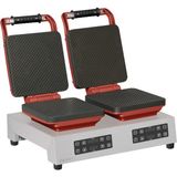 Omake Waffle Makinesi WFL21.E25 Z5F Kare Çiftli 0901 - Inox