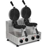 Omake WFL12.E22 Zamanlayıcılı Kalp Çift Waffle Makinesi - Inox