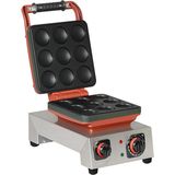 Omake WFL21.E12 Zamanlayıcılı Balls Tekli Waffle Makinesi, Elektrikli