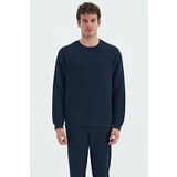 Omar İndigo Şardonlu Erkek Sweatshirt - 88137
