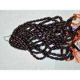 Omari İmzalı Sertifikalı Alman Faturan Sıkma Kehribar Tesbih 13X7,3 Mm Arpa Kesim