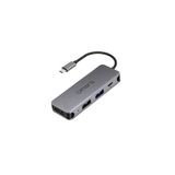 Omars 4 Port USB-C Hub 4K HDMI Video Transferi USB 3.1 PD USB-A ve Type-C Hub Çoklayıcı Adaptör