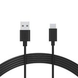 Omars Siyah USB Type-C 3A Şarj ve Data Kablosu