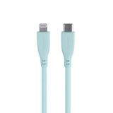 Omars USB-C to MFI Lightning iPhone Silikon PD Yeşil Hızlı Şarj Kablosu