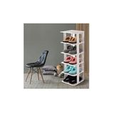 Omaş Household Product Lüks Ayakkabılık Düzenleyici Organizer 5 Katlı Beyaz