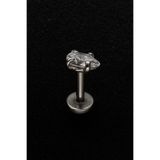 ömay takı Damla Zirkon Labret 316l Cerrahi Çelik Piercing